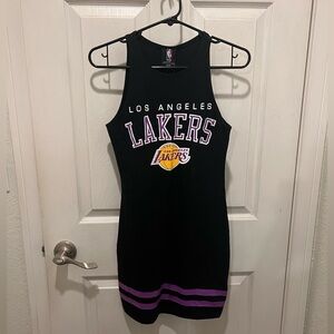 NBA Los Angeles Lakers Black Tank with Purple & White Accents